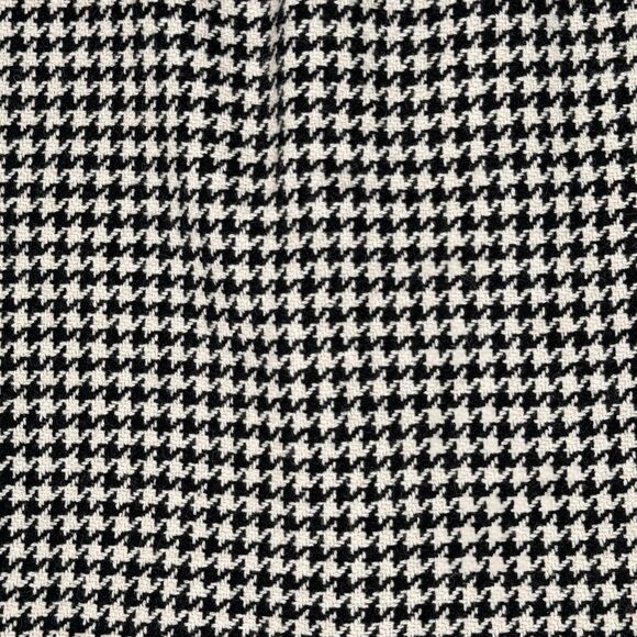 Kasper Skirt Womens‎ 12 Black White Houndstooth Pencil Straight Career Corpcore - Picture 5 of 9
